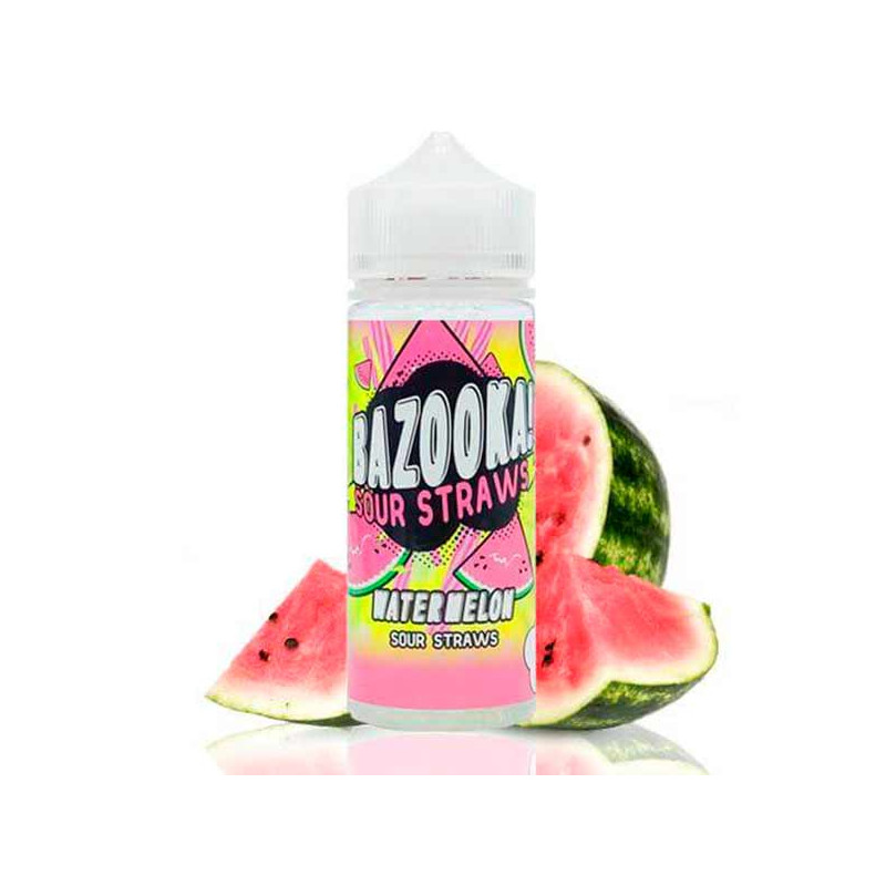 Bazooka Sour Straws Watermelon 100ml