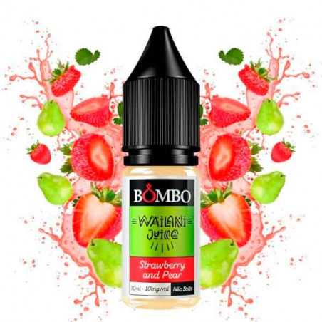 Strawberry and Pear 10ml - Wailani Juice Nic Salts by Bombo
