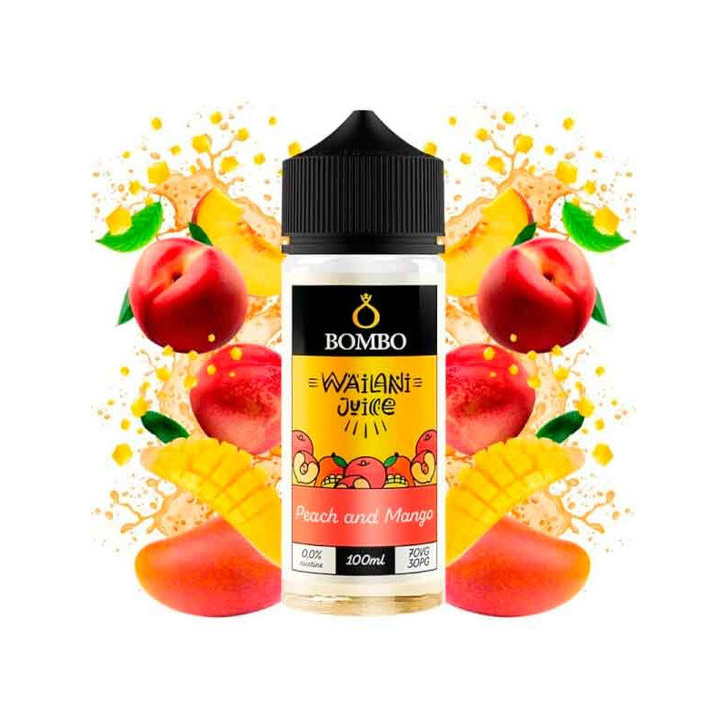 Peach and Mango 100ml - Wailani Juice by Bombo