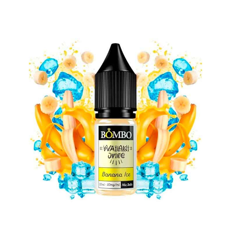 Banana Ice 10ml - Wailani Juice Nic Salts by Bombo