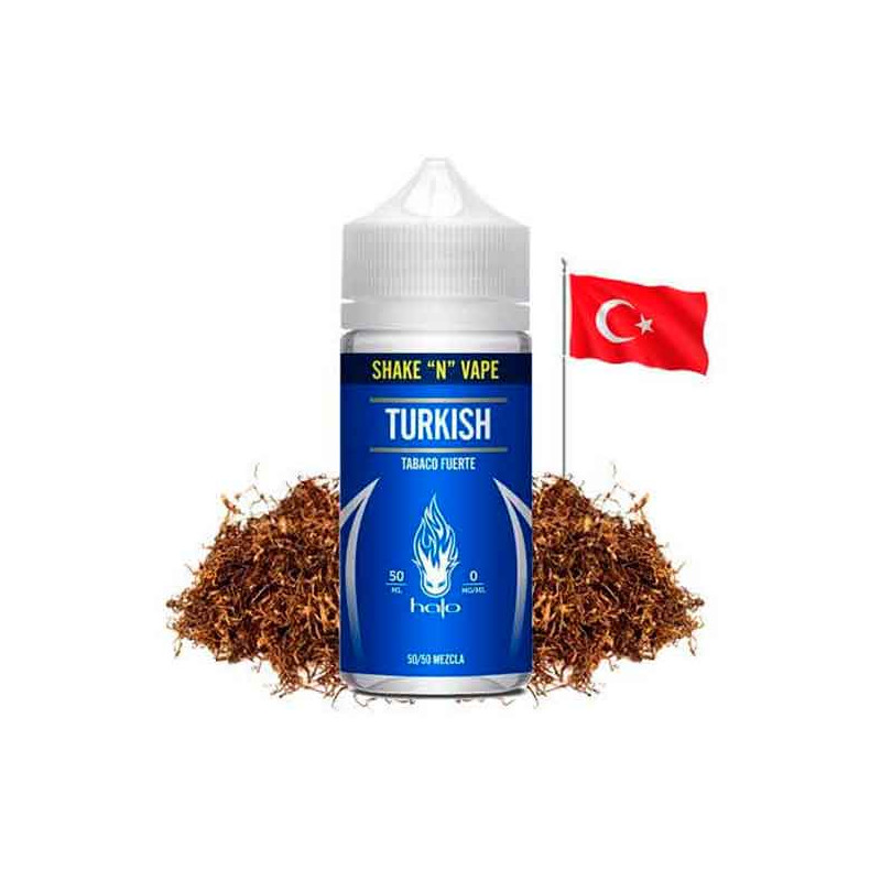 Halo Shake N Vape Turkish Tobacco 50ml