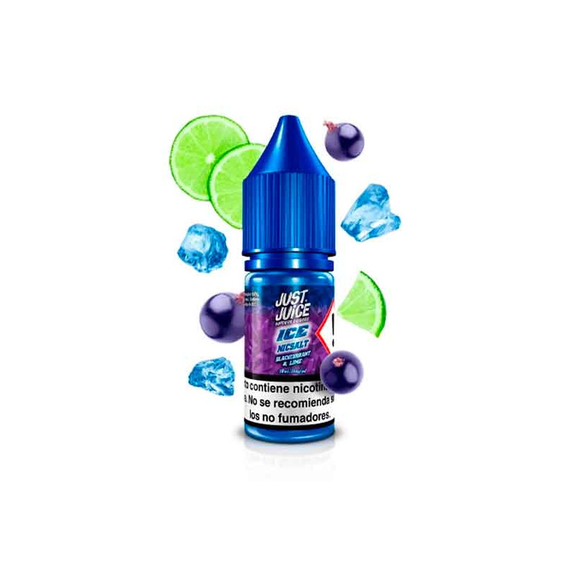 Just Juice Ice Nic Salt Blackcurrant Lime 10ml