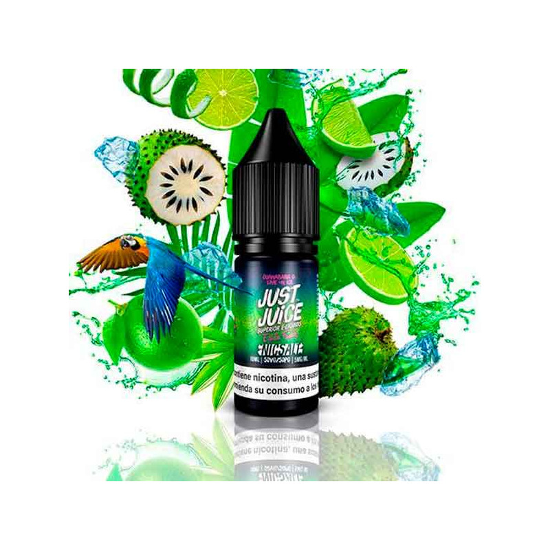Just Juice Nic Salt Exotic Fruits Guanabana & Lime On Ice 10ml