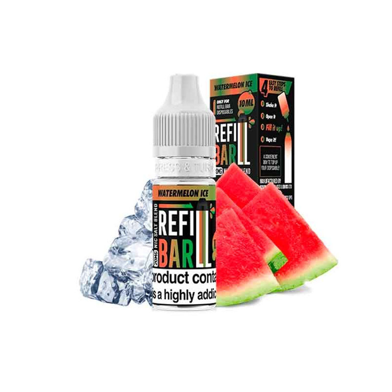 Refill Bar Salts Watermelon Ice 10 ml