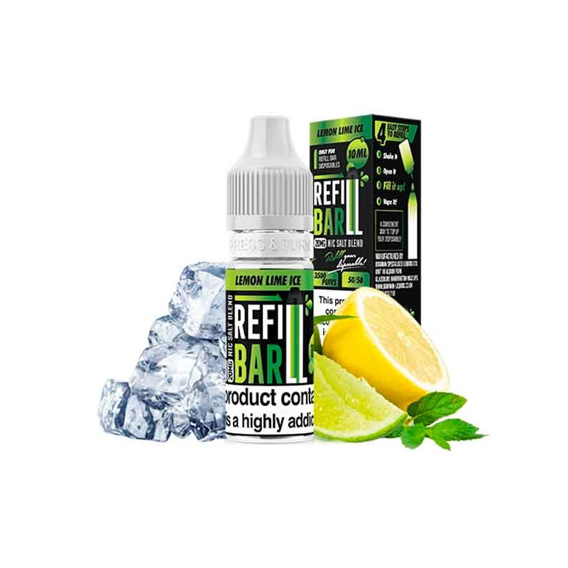 Refill Bar Salts Lemon Lime Ice 10 ml