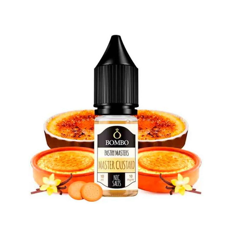 Master Custard 10ml Pastry Masters Nic Salts by Bombo