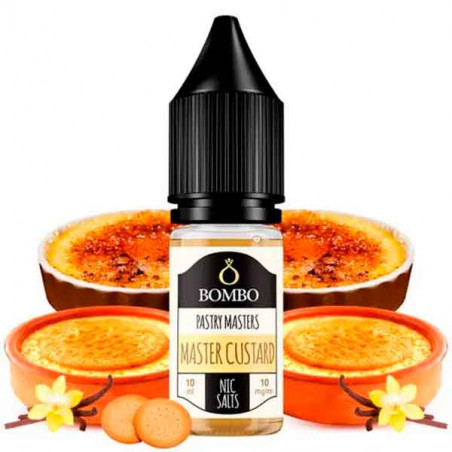 Master Custard 10ml Pastry Masters Nic Salts by Bombo