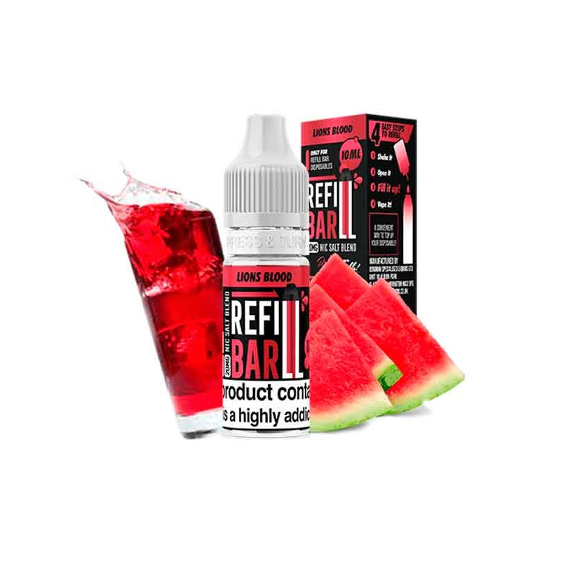 Refill Bar Salts Lions Blood 10ml