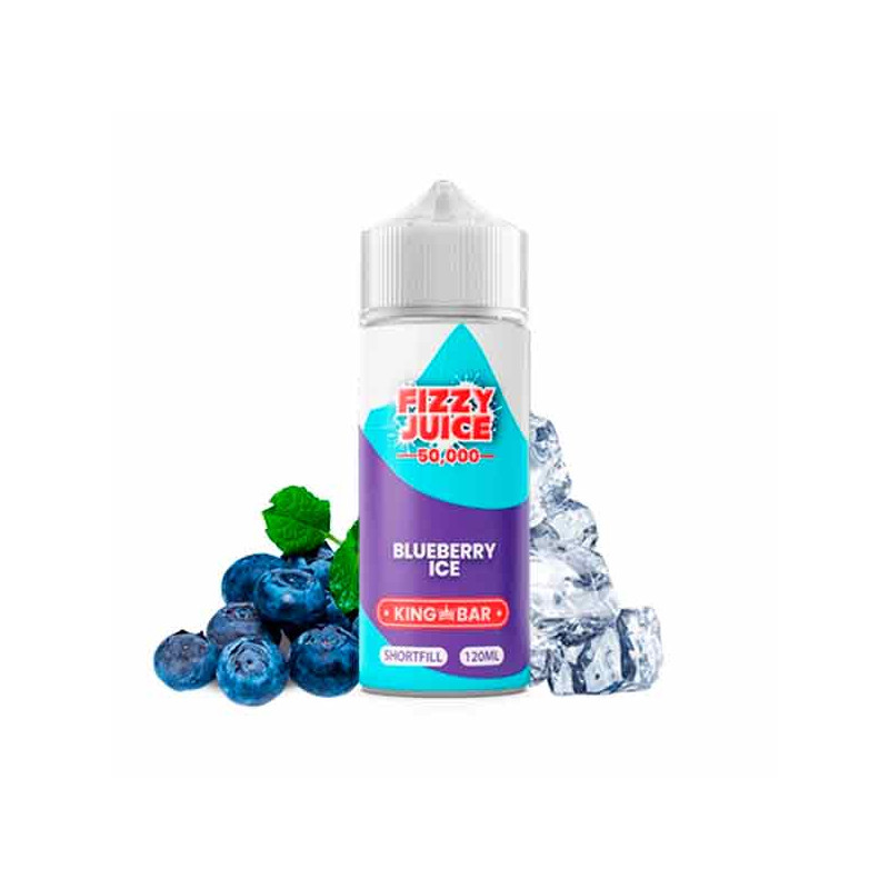 Blueberry Ice Fizzy Juice King Bar 100ml