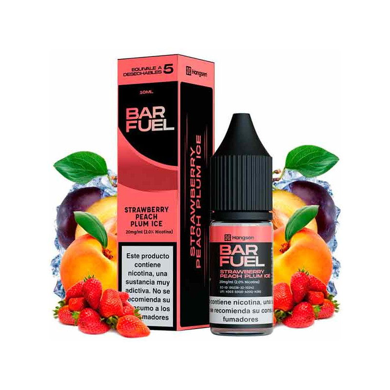Strawberry Peach Plum Ice 10ml - Bar Fuel by Hangsen