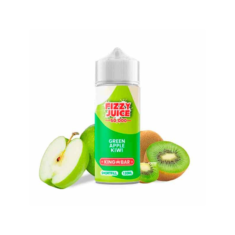 Fizzy Juice King Bar Green Apple Kiwi 100ml