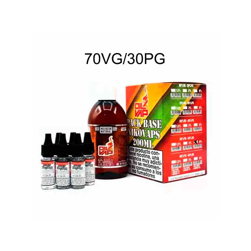 Base Pack 200ml 70VG/30PG - Oil4Vap