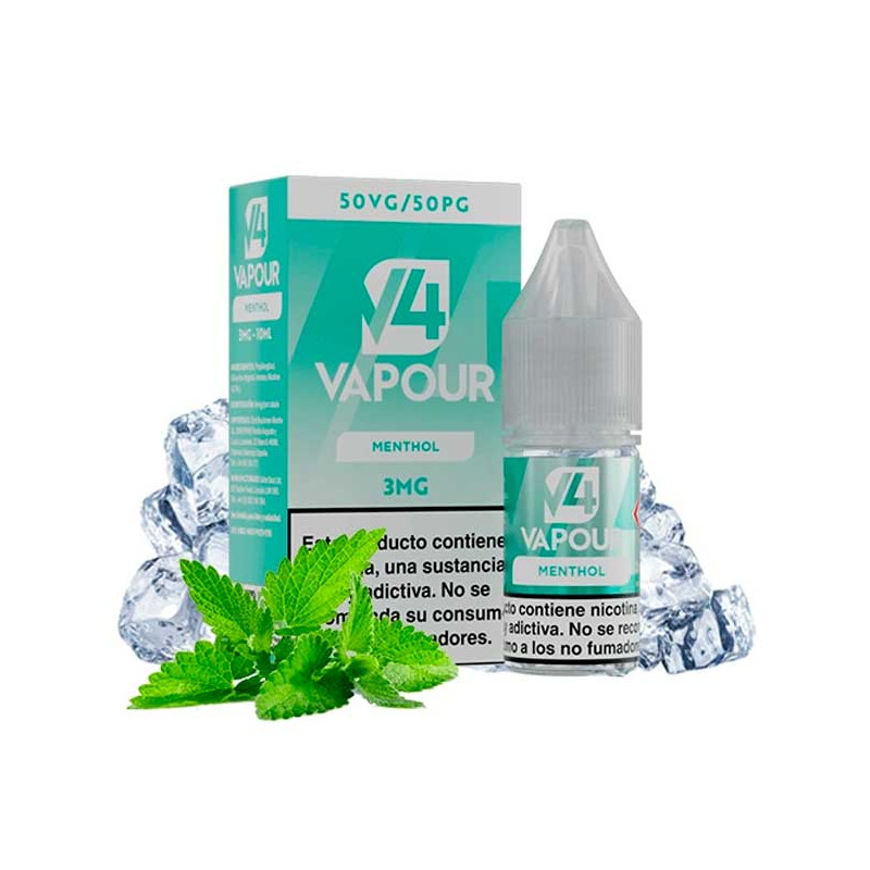 V4 Vapour Menthol 10ml - 3mg