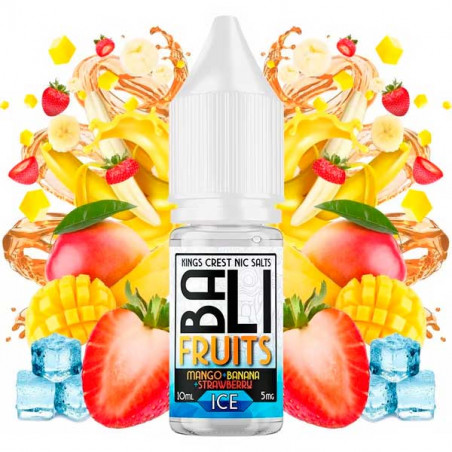 Mango Banana Strawberry Ice 10ml Bali Fruits Salts Kings Crest