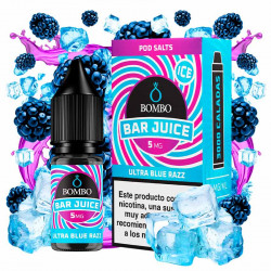 Ultra Blue Razz Ice 10ml - Bar Juice by Bombo 5mg
