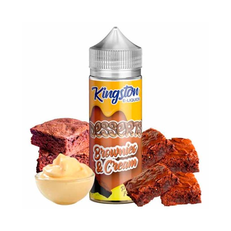 Brownies and Cream 100ml - Kingston E-liquids