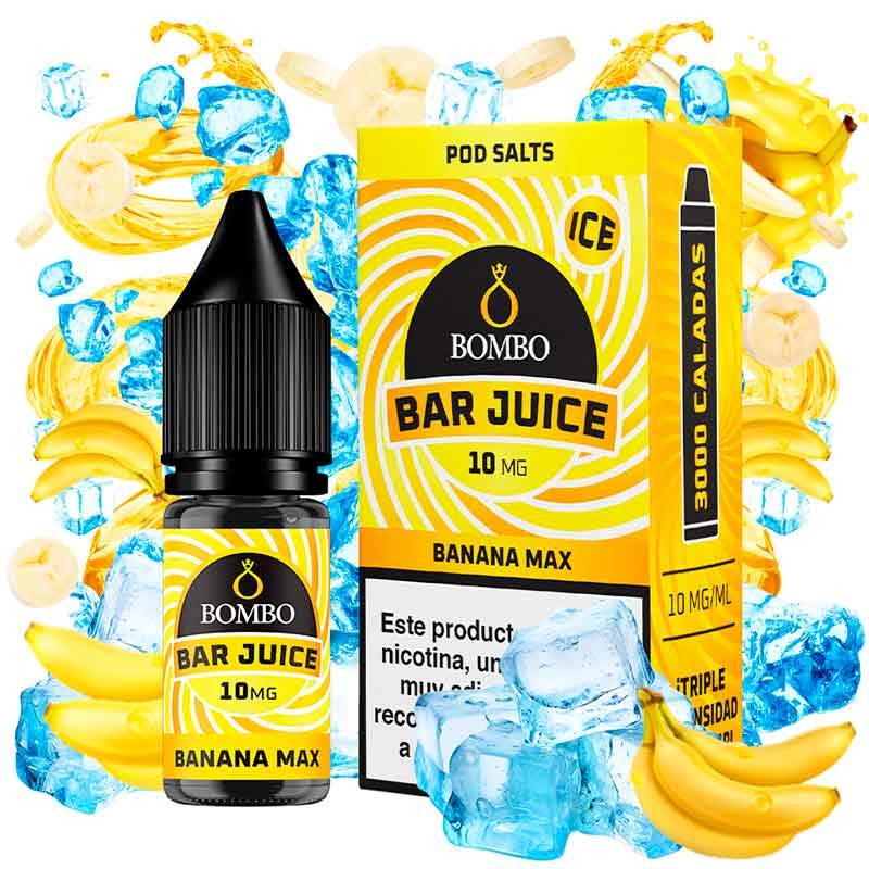 Banana Max Ice 10ml - Bar Juice by Bombo 10mg