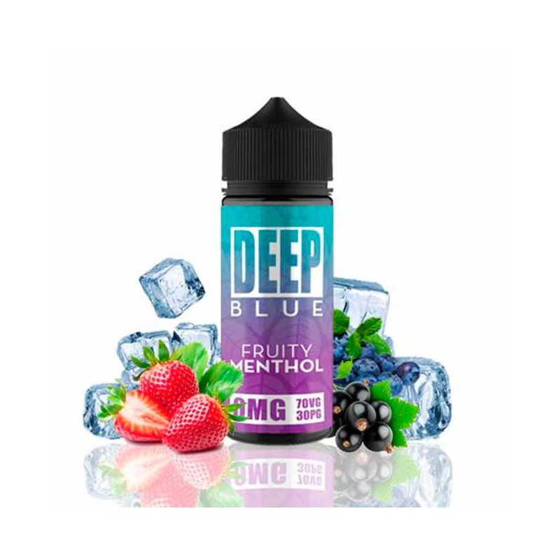 Deep Blue Fruity Menthol 100ml