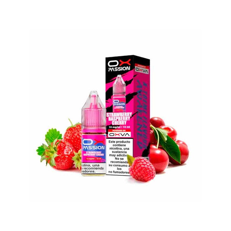 Oxva Ox Passion Salts Strawberry Raspberry Cherry 10ml