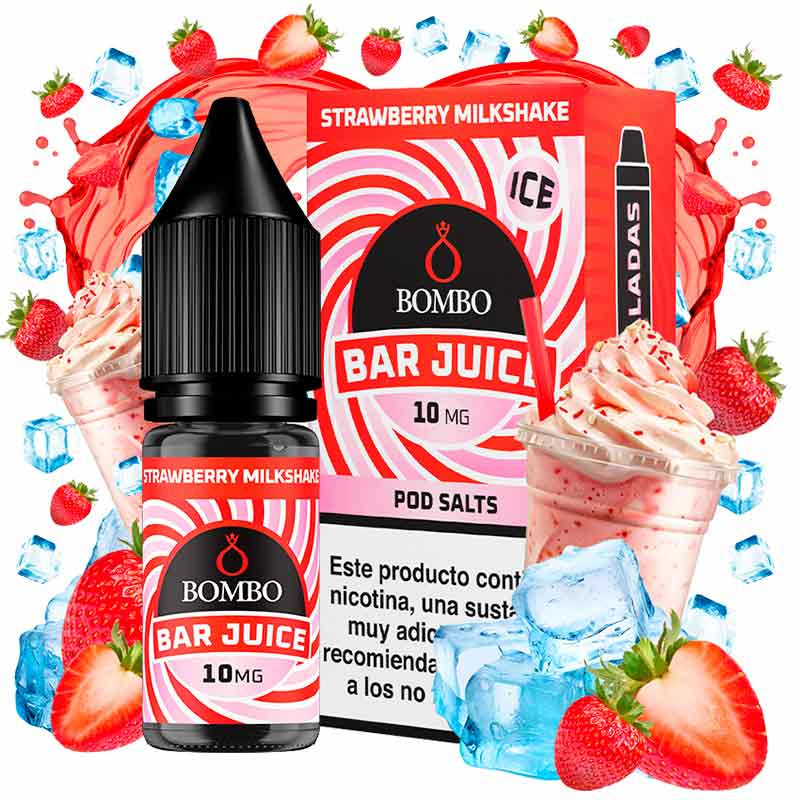 Strawberry Milkshake Ice 10ml - Bombo Bar Juice 10mg
