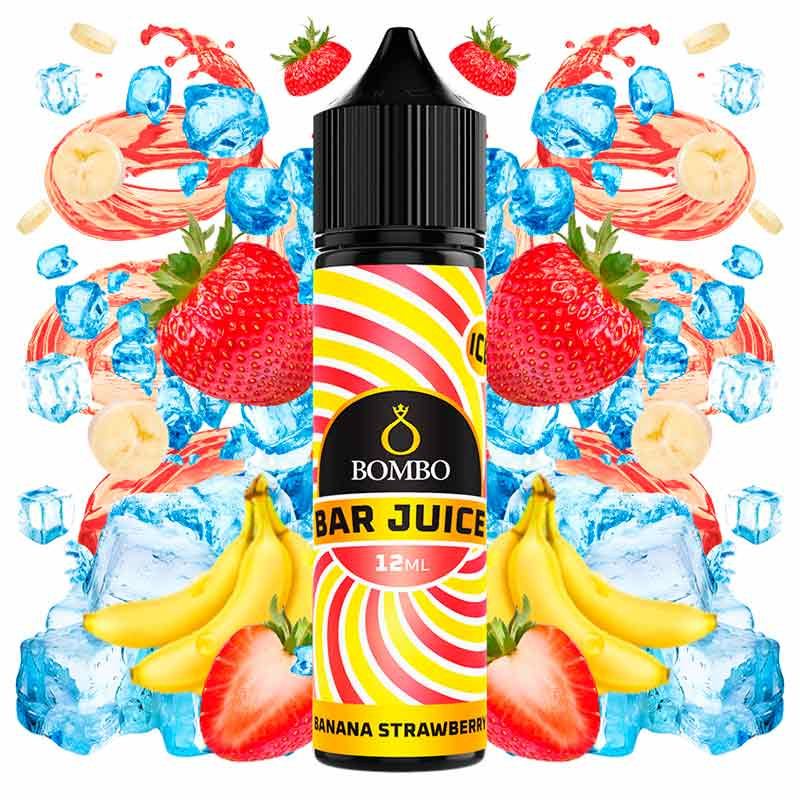 Aroma Banana Strawberry Ice 12ml (Longfill)  - Bombo Bar Juice