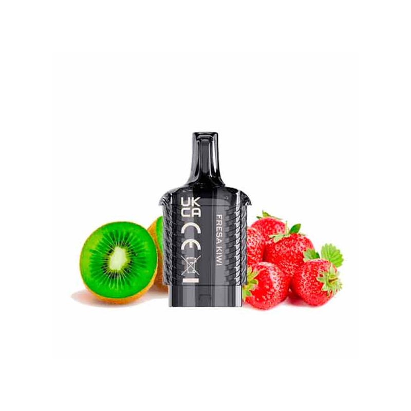 Recambio Vozol Vista Plug 2+10 Prefilled Pod Fresa Kiwi