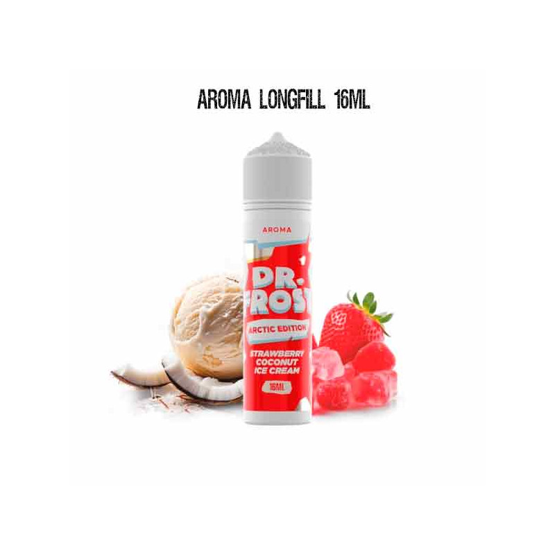 Dr Frost Strawberry Coconut Ice Cream Longfill 16ml