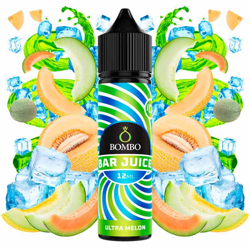 Aroma Ultra Melon Ice 12ml Longfill Bombo Bar Juice