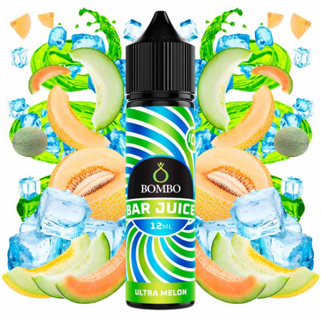 Aroma Ultra Melon Ice 12ml Longfill Bombo Bar Juice