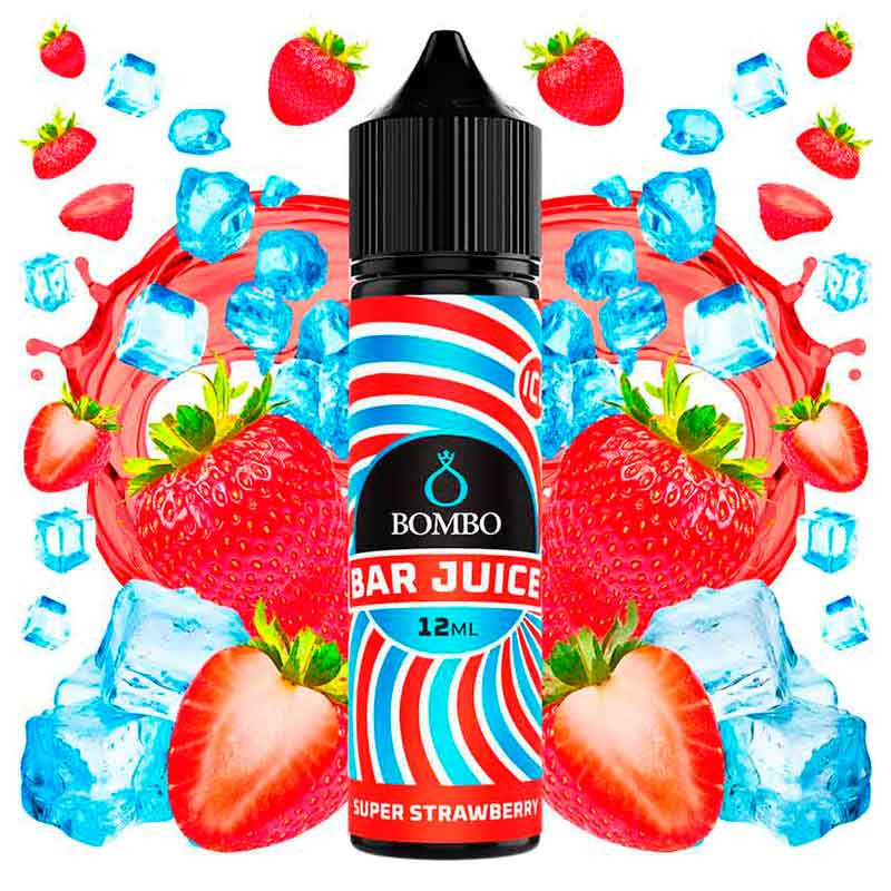 Aroma Super Strawberry Ice 12ml Longfill - Bombo Bar Juice