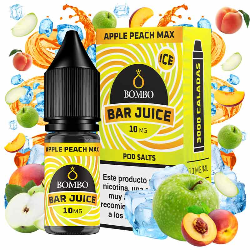 Apple Peach Max 10ml - Bombo Bar Juice 10mg