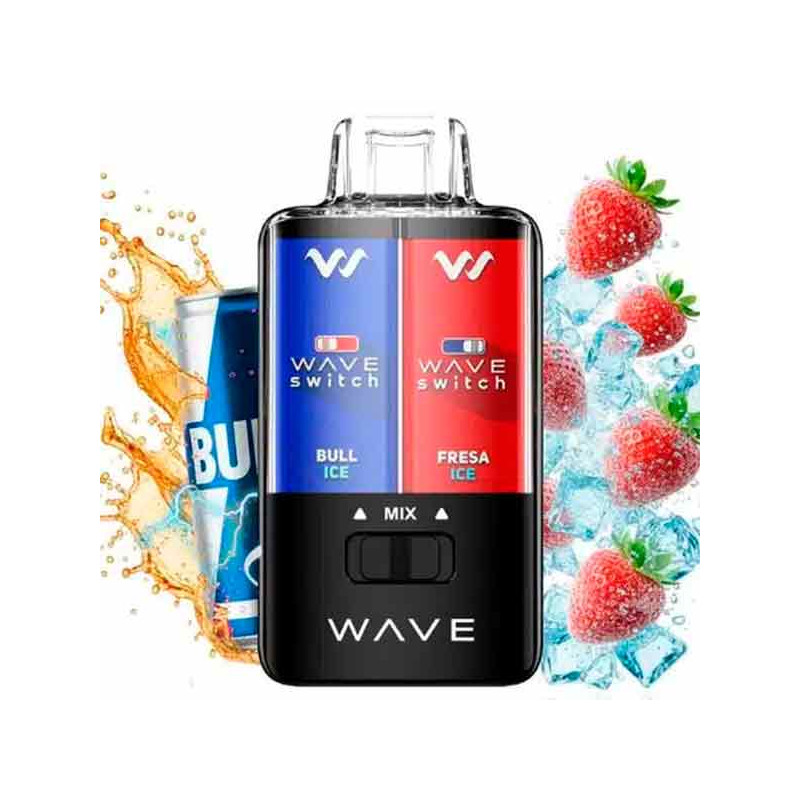 Pod desechable Fresa Ice Bull Ice 40.000puffs - Bud Vape Wave Switch
