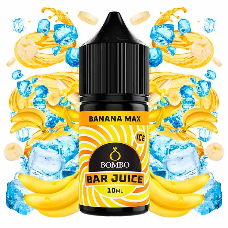 Aroma Banana Max Ice 10ml-30 Longfill Bombo Bar Juice