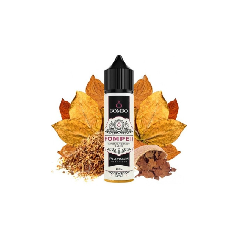 Aroma Pompeii 15ml-60 Longfill - Platinum Tobaccos by Bombo