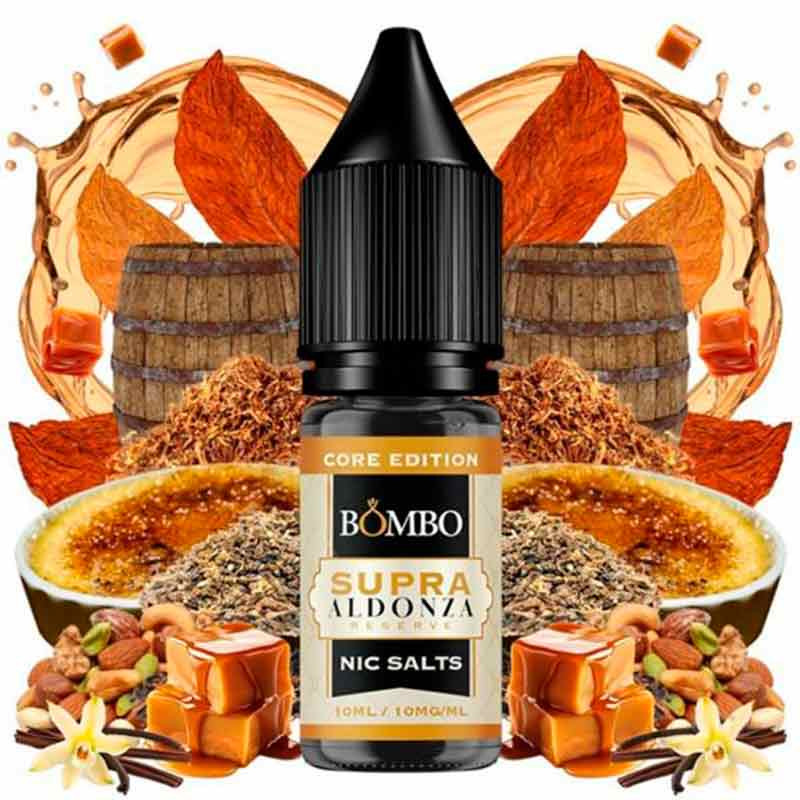 Supra Aldonza Reserve 10ml - Platinum Tobaccos Nic Salts by Bombo Core Edition