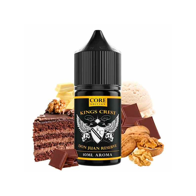 Aroma Don Juan Reserve 10ml/30  Kings Crest Core Edition (Longfill para Sales)