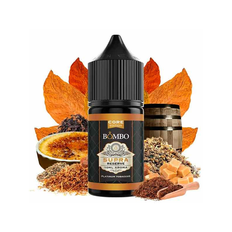 Aroma Supra Reserve 10ml/30 (Longfill) - Platinum Tobaccos by Bombo Core Edition