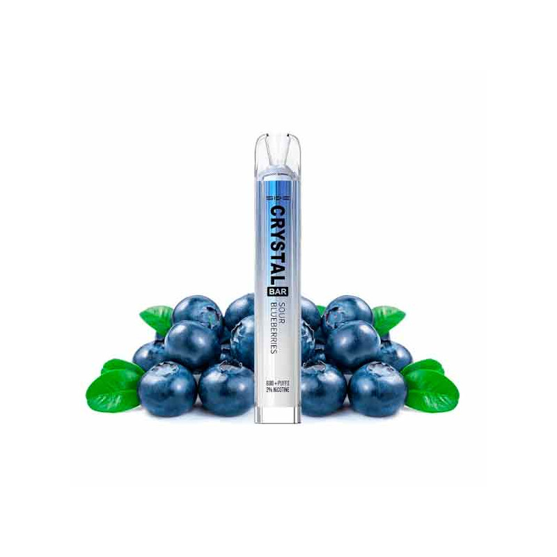 Sour Blueberries 20mg Ske Desechable Crystal Bar