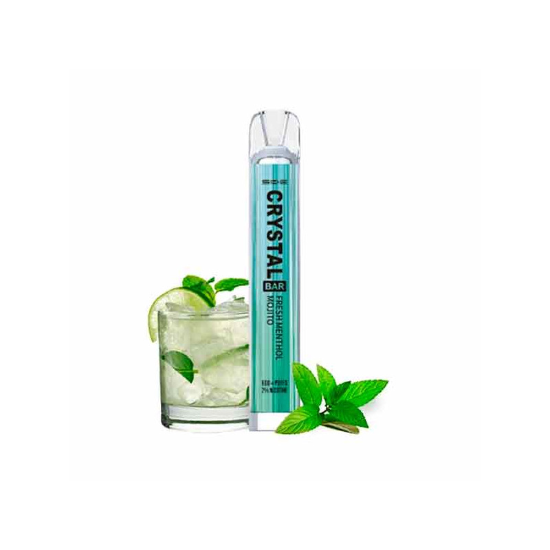Fresh Menthol Mojito Ske Desechable Crystal Bar  20mg