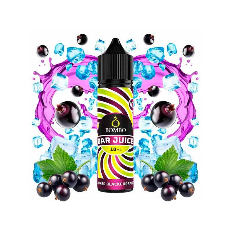 Aroma Super Blackcurrant 10ml/60 Longfill Bombo Bar Juice