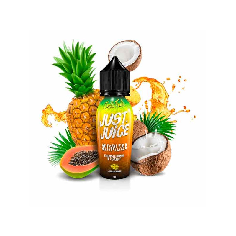 Just Juice Exotic Fruits Papaya Pineapple Coconut Longfill 20ml