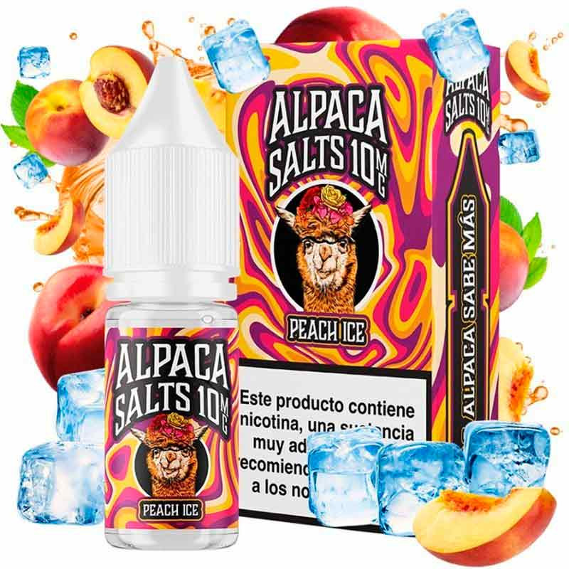 Peach Ice 10ml - Alpaca Salts 10mg