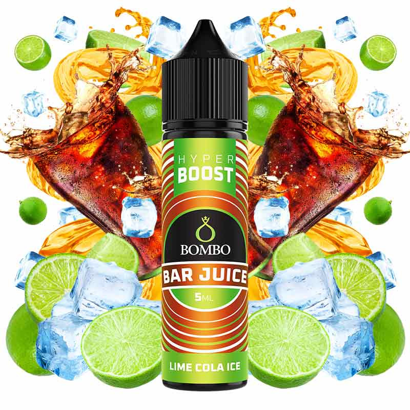 Lime Cola Ice 5ml/60 Longfill Bombo Bar Juice Hyper Boost