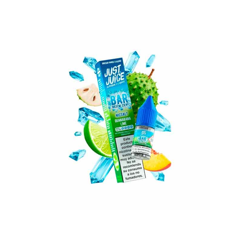 Just Juice Below Zero Salts Guanabana and Lime​​​​​​​ 10ml