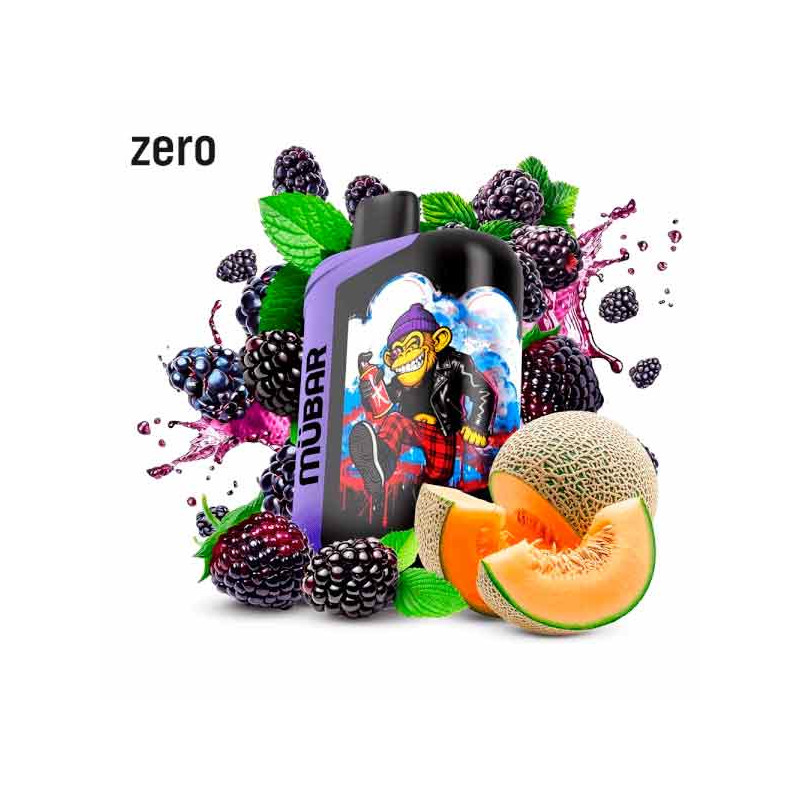 Mübar Eden Beast 50K Disposable Blackberry Melon Mint 0mg 18ml