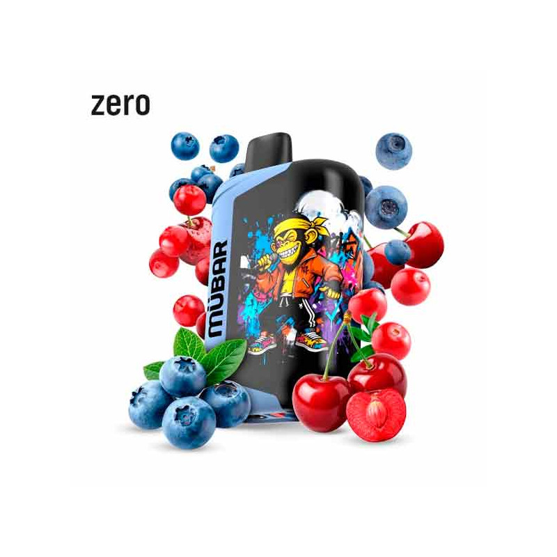 Mübar Eden Beast 50K Desechasble Blueberry Cherry Cranberry 0mg 18ml