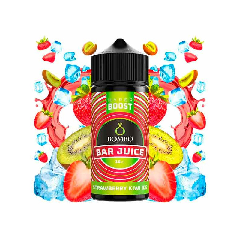Aroma Strawberry Kiwi Ice 10ml/120 (Longfill) - Bombo Bar Juice Hyper Boost