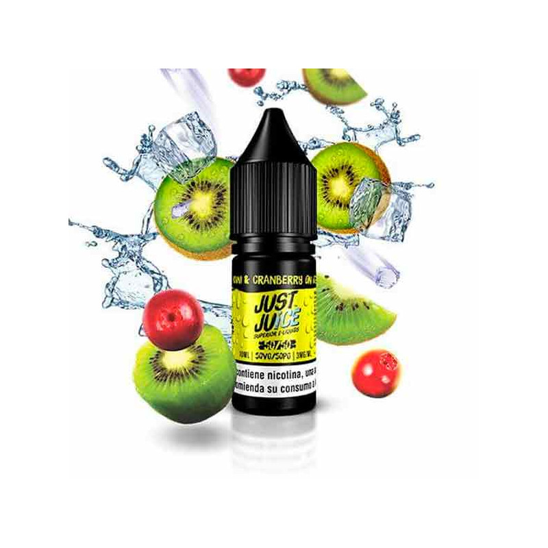 Kiwi & Cranberry On Ice Just Juice 50/50 10ml