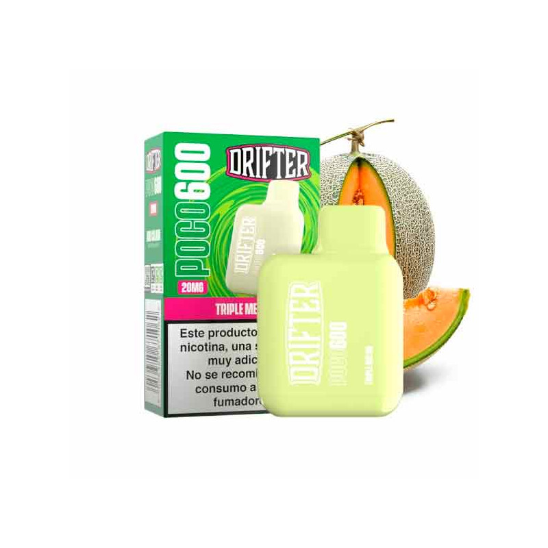 Desechable Triple Melon Poco 600 20mg - Drifter