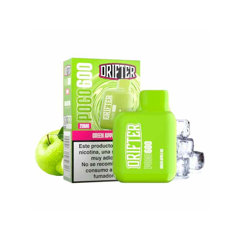 Desechable Drifter Poco 600 Green Apple Ice 20mg